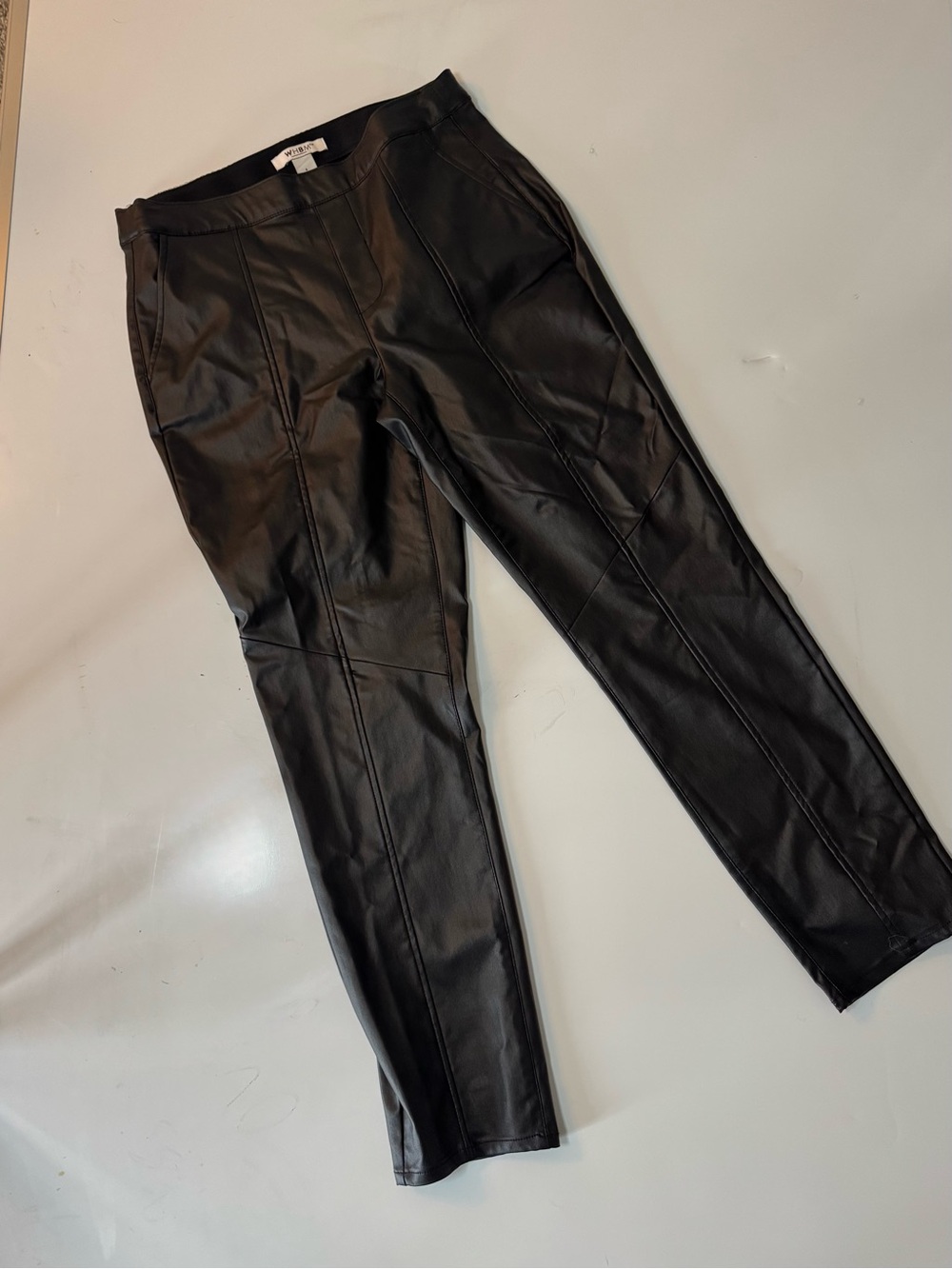Black Faux Leather women’s Pants